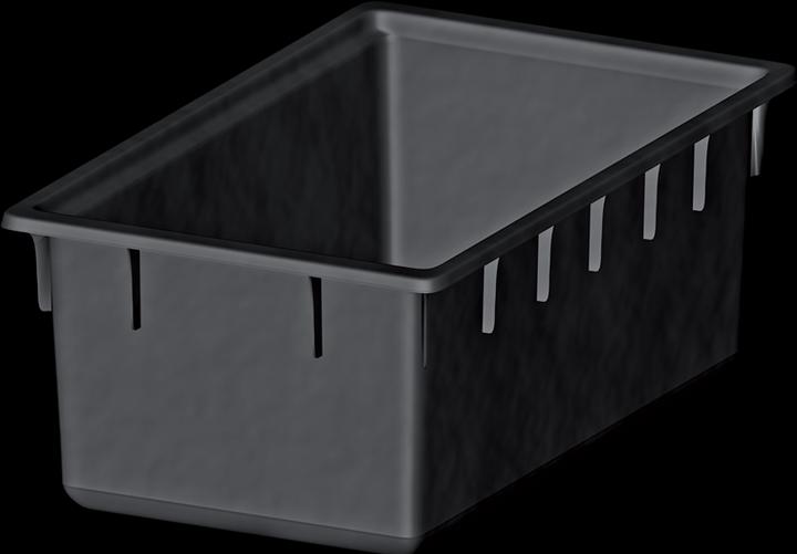 Actual product image Holos Water Tank PE black 150 litre rectangular