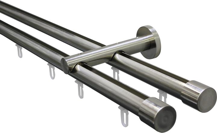 Actual product image Gardinia Curtain rods set Isa 2-track with inner track II Ø 20 mm
