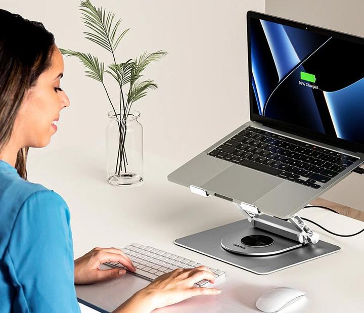 Immagine prodotto Unitek PODSTAWKA POD LAPTOP + HUB USB-C HDMI 1.4 4K PD 100W (USB-C, 1 Porti)