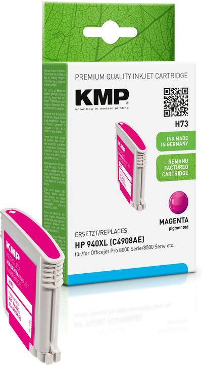 Actual product image KMP Tinte replaces HP940XL (C4908AE) (M)