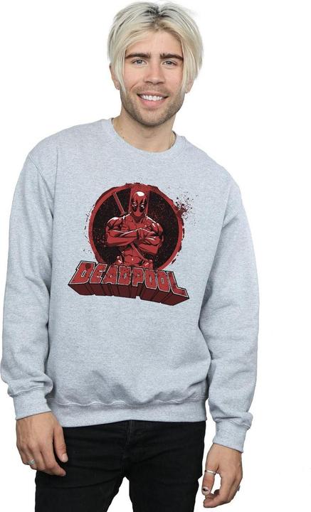 Produktbild Deadpool Crossed Arms Logo Sweatshirt (S)