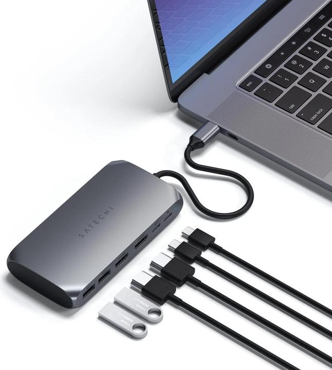 Actual product image Satechi USB-C Multimedia Hub M1 (USB-C, 1 Ports)