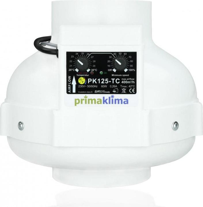 Image du produit Prima Klima Ventilateur tubulaire PK125CRTL
