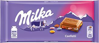 Produktbild Milka Tafelschokolade Confetti 100 g (100 g)