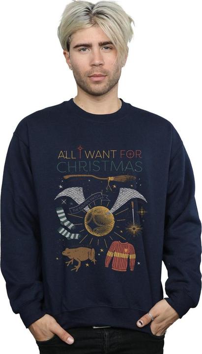 Image du produit - Sweat ALL WANT FOR CHRISTMAS - Homme (XL)