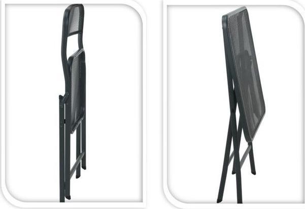 Image du produit GreenGarden Turin Ensemble de meubles de jardin & balcon pliable 3 pièces anthracite