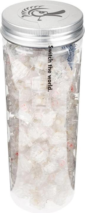 Actual product image Ducky TTC Heart Switch, mechanical, 3-pin, linear, MX stem, 42g - 110 pieces