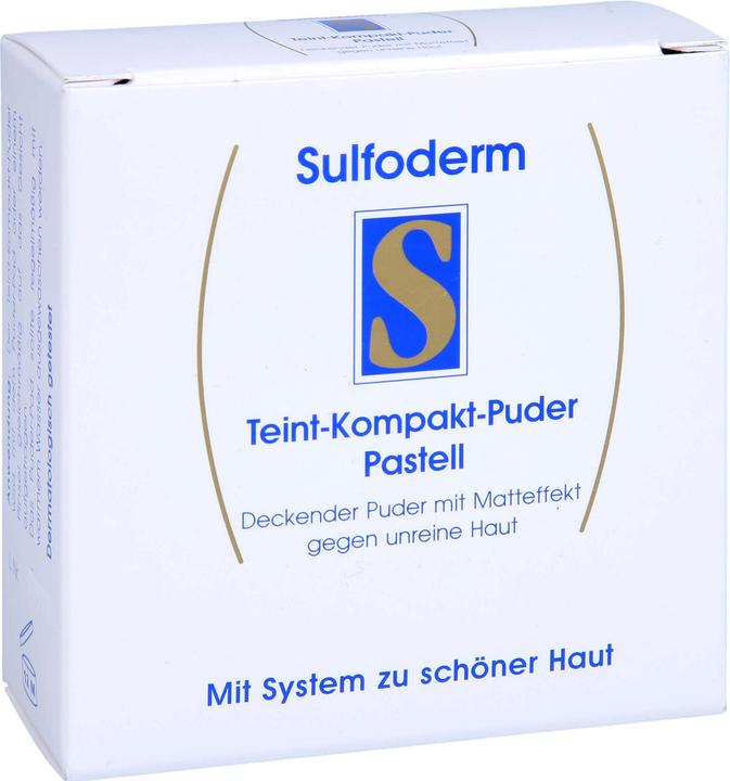 Produktbild Sulfoderm S Teint-Kompakt-Puder pastell, 10 g Puder