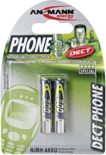 Image du produit Ansmann AAA (2 pcs, AAA, 800.80 mAh)