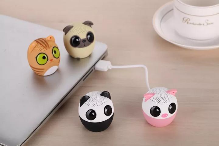 Image du produit PhoneLook Mini enceinte speaker portable légère avec Bluetooth sans fil en forme d’animal Chat (6 h, Fonctionnement sur secteur)