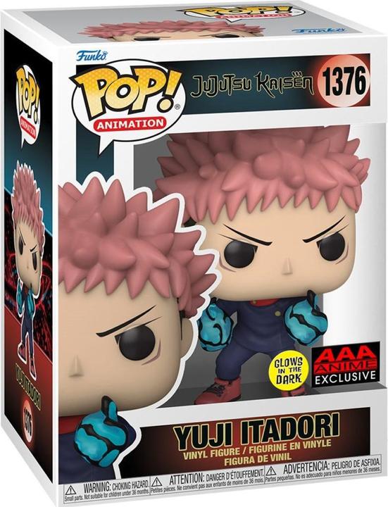 Immagine prodotto Funko POP! Jujutsu Kaisen Yuji Itadori Pugno Divergente Esclusivo Fosforescente