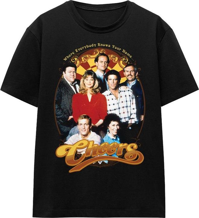 Actual product image Cheers Unisex Adult Group Shot T-Shirt (XL)