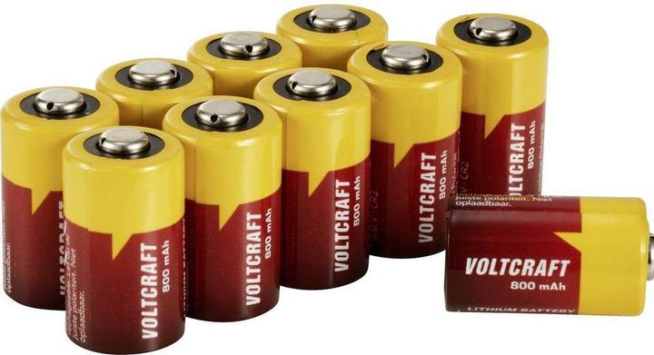 Voltcraft CR2 Fotobatterie CR 2 Lithium 800 mAh 3 V 10 St. (10 pcs., CR2, 800 mAh)