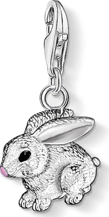 Thomas Sabo Ciondolo Charm Bunny (Argento 925)