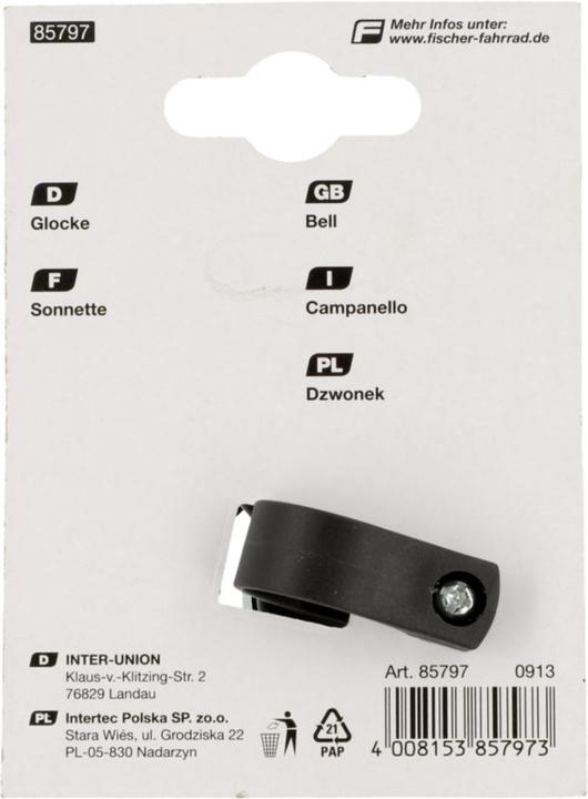 Actual product image Fischer Klingel