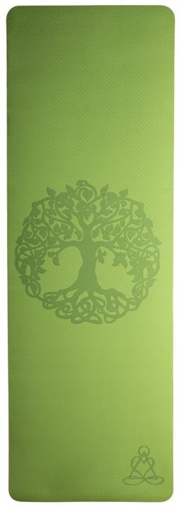 Actual product image Berk Esoterik Yoga mat TPE ecofriendly - light green / grey (6 mm)