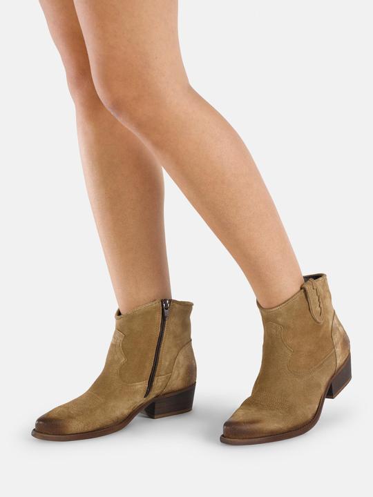 Produktbild Felmini Die Wide Cowboy-Stiefelette aus Marvin-Leder ist eine trendige und bequeme Wahl. Diese weite (40)