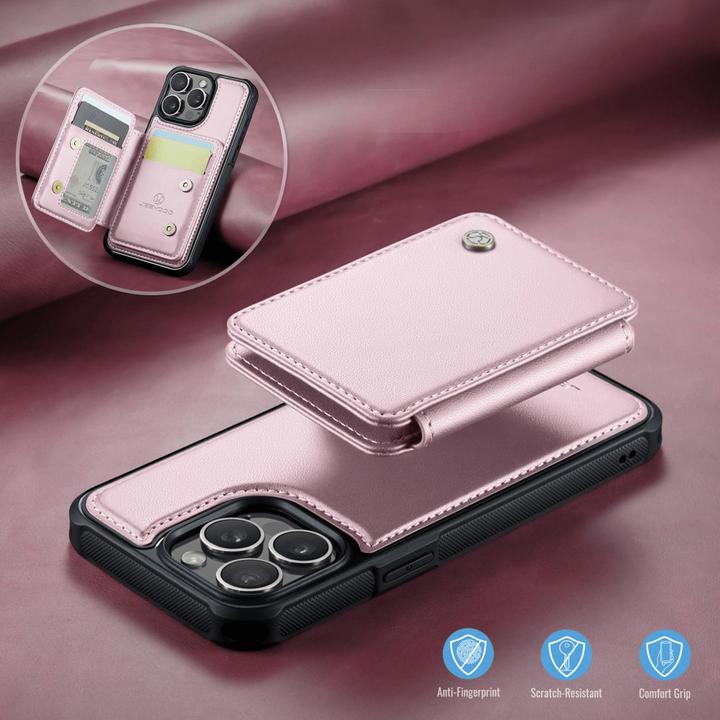Produktbild Cover-Discount iPhone 16 Pro - 2-in-1 Backcover mit Kreditkarten-Etui (Apple iPhone 16 Pro)