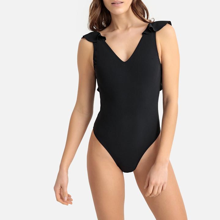 Immagine prodotto La Redoute Collections Costume da bagno con balze sulla schiena (34)