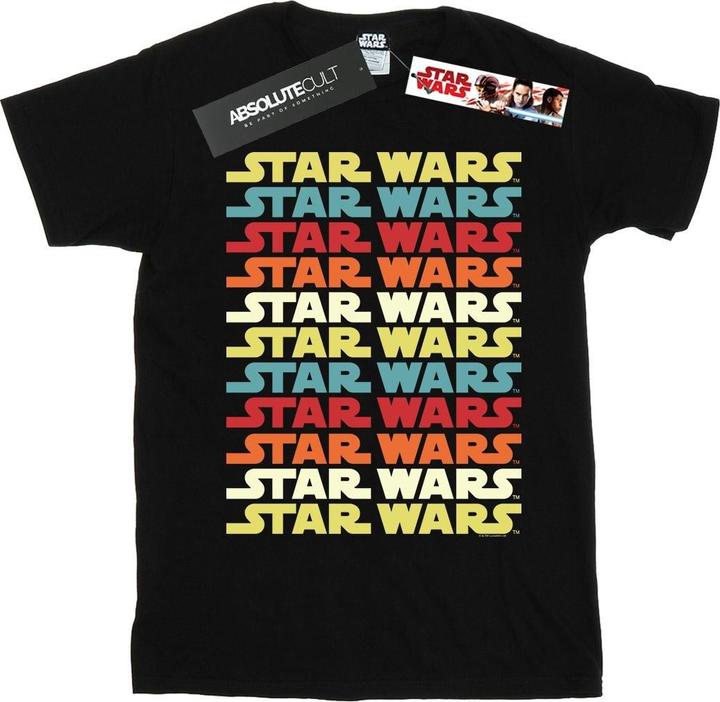 Immagine prodotto Star Wars Retro Repeat Logo Maglietta Uomo (XL)