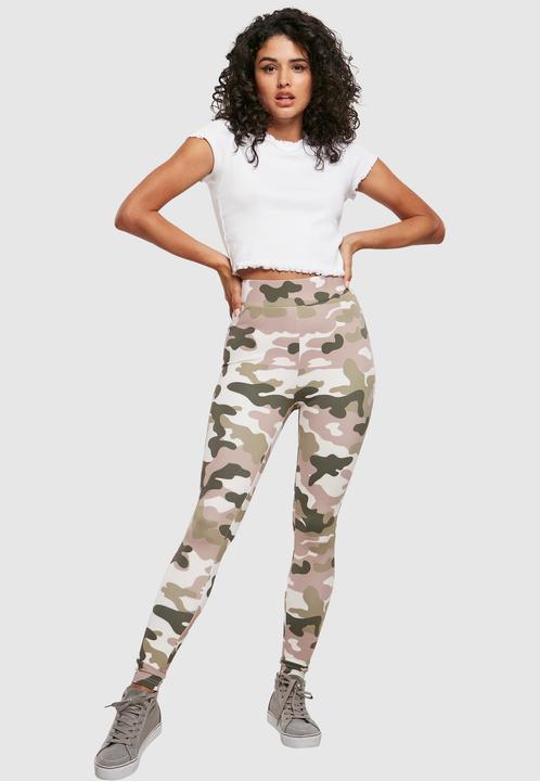 Actual product image Urban Classics Ladies High Waist Camo Tech Leggings (M)