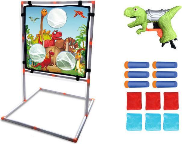Actual product image Generic 2in1 shooting and throwing dino