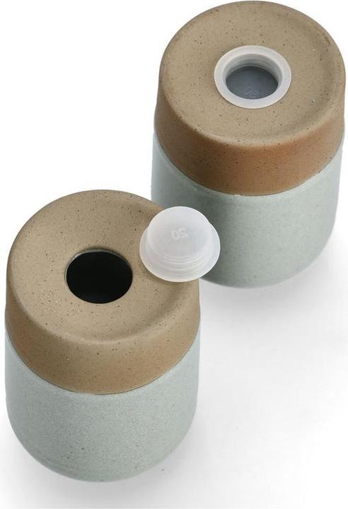 Produktbild Zeller Present Salz-/Pfefferstreuer-Set, 2-tlg., Steingut (Salz, Pfeffer)