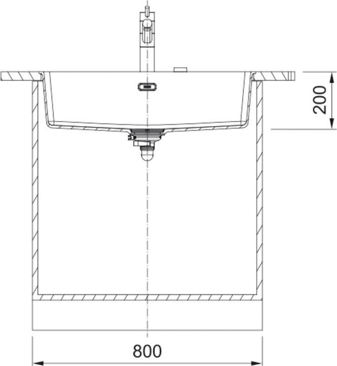 Produktbild Franke Farbspüle Fragranit Maris MRG 110-72 (40 cm, 72 cm)