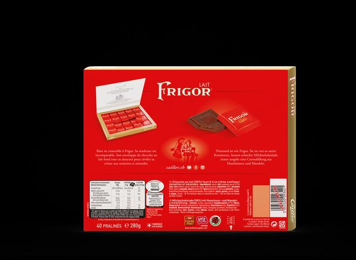 Immagine prodotto Cailler Frigor Quadrati di Cioccolato al Latte Ripieni 40 Pezzi (280 g)