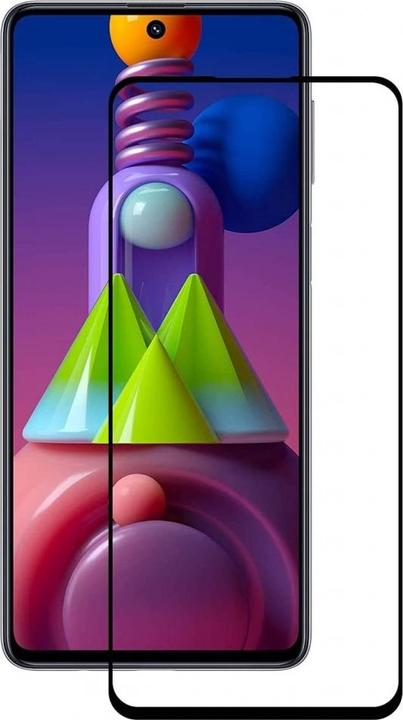 Produktbild Screenguard Samsung Galaxy M51 Full Screen Panzerglas Schutzfolie 2.5D 9H (1 Stück, Samsung Galaxy M51)