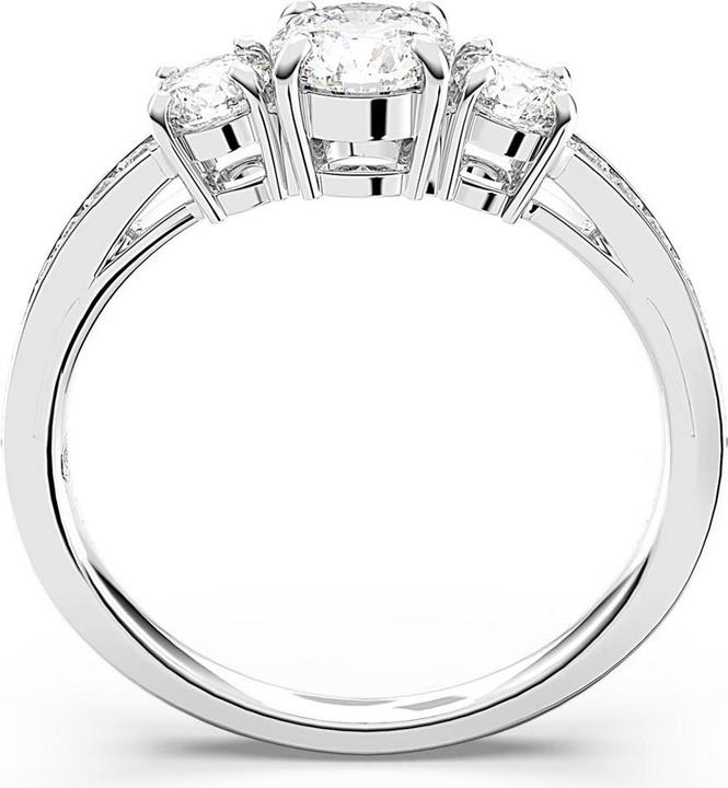 Produktbild Swarovski Attract Trilogy Ring Gemischte Rundschliffe Weiss (52)
