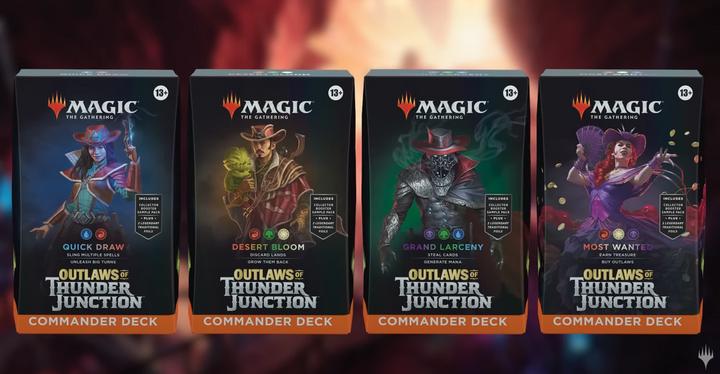 Actual product image Magic the Gathering Outlaws of Thunder Junction (English, Commander)