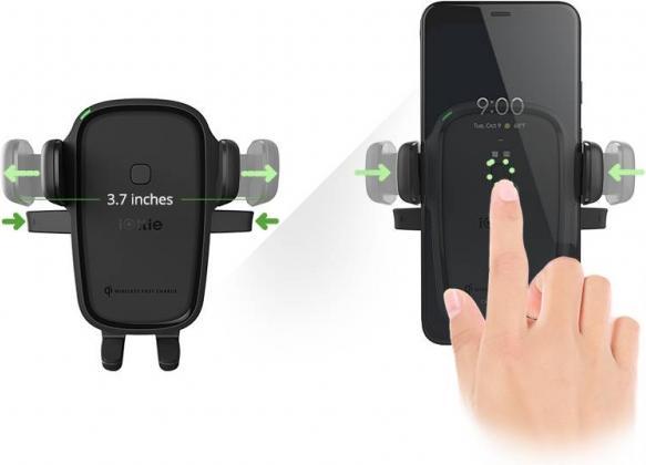 Actual product image iOttie Suction cup holder up to 6 inch or 89mm maximum width HLCRIO142 black