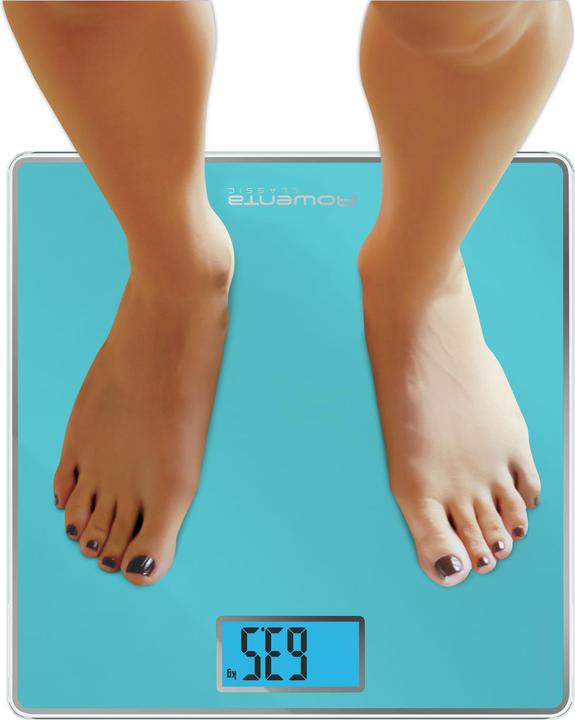 Image du produit Rowenta Classic BS1503 Square Turquoise Pèse-personne électronique (160 kg)
