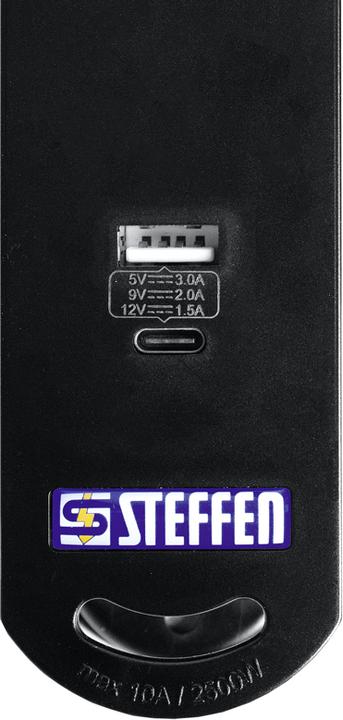 Actual product image Steffen Variabl (6 x, USB-A, USB-C, Type 13, 3 m)