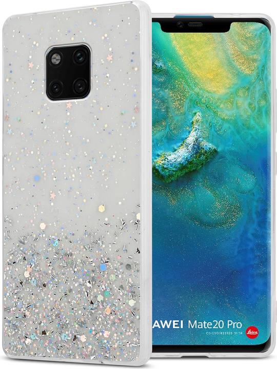 Transparent mit Glitter