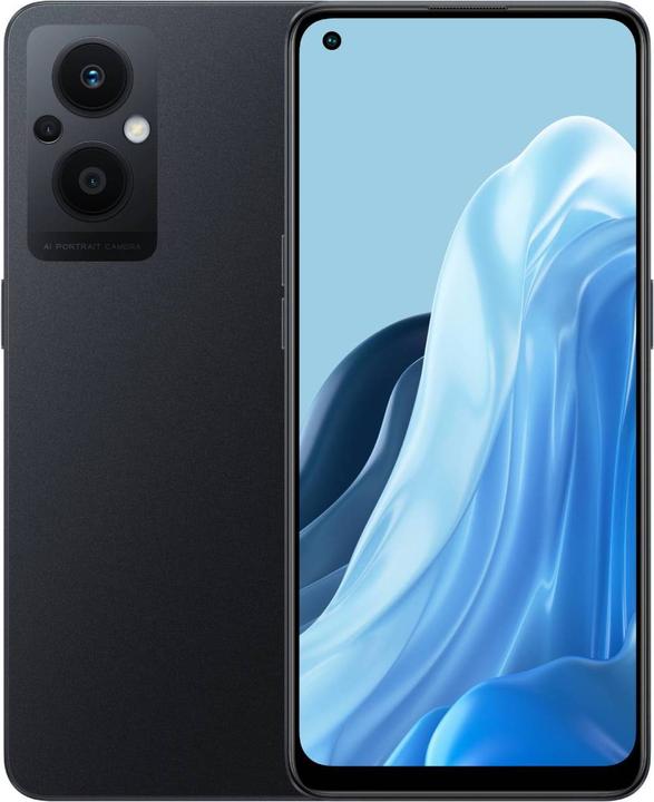 Immagine prodotto OPPO Reno 8 Lite (128 GB, Cosmic Black, 6.43", Doppia SIM, 64 Mpx, 5G)
