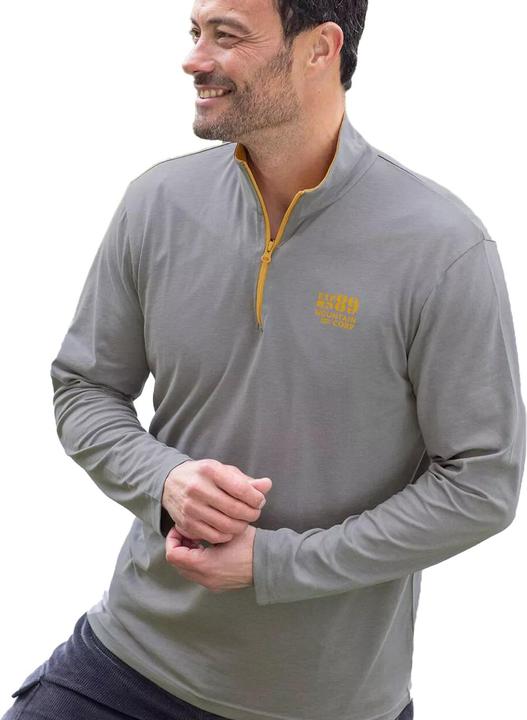 Actual product image Atlas For Men Mens Zip Neck Top (Pack of 2) (XXL)