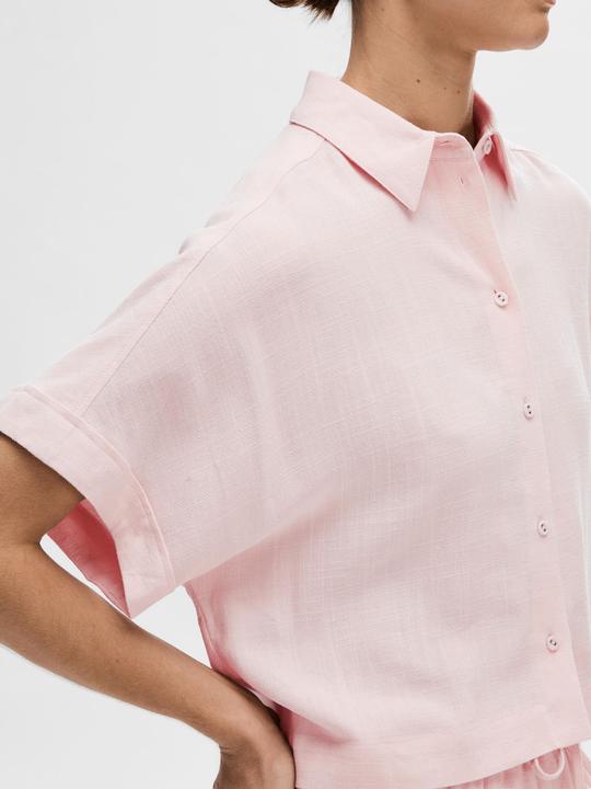 Actual product image Selected Femme Cropped short sleeve shirt (42)