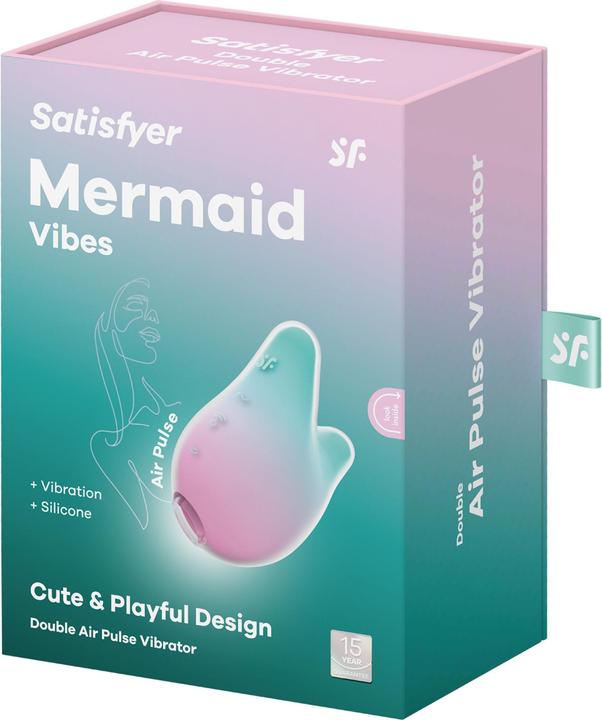 Productafbeelding Satisfyer Tevreden Mermaid Vibes - Mint/Roze