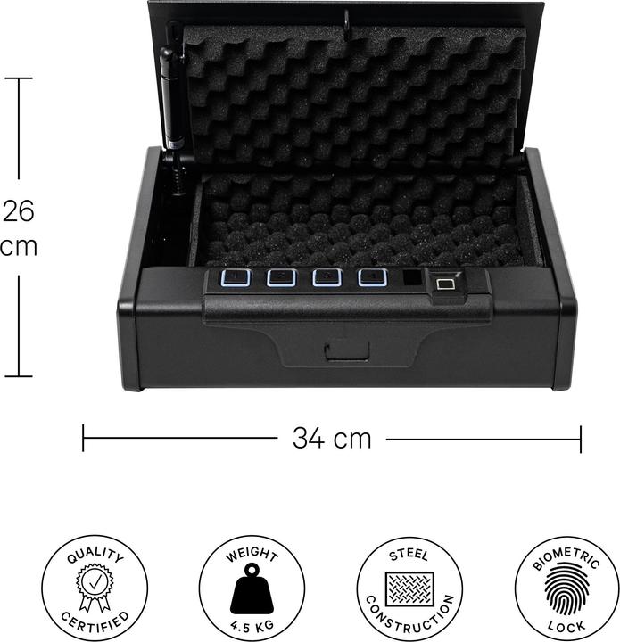 Produktbild Paladin Biometrischer Fingerabdruck Safe