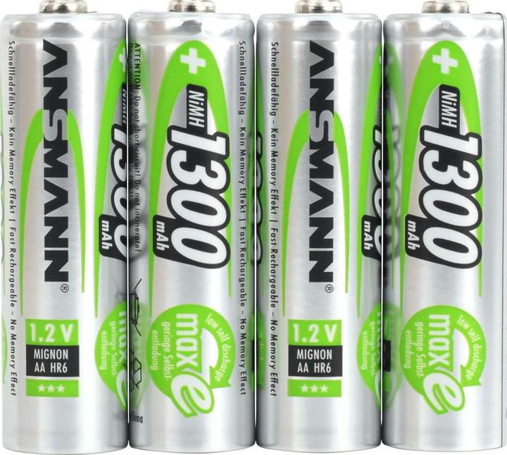 Actual product image Ansmann Type 1100 (4 pcs., AAA, 1050 mAh)