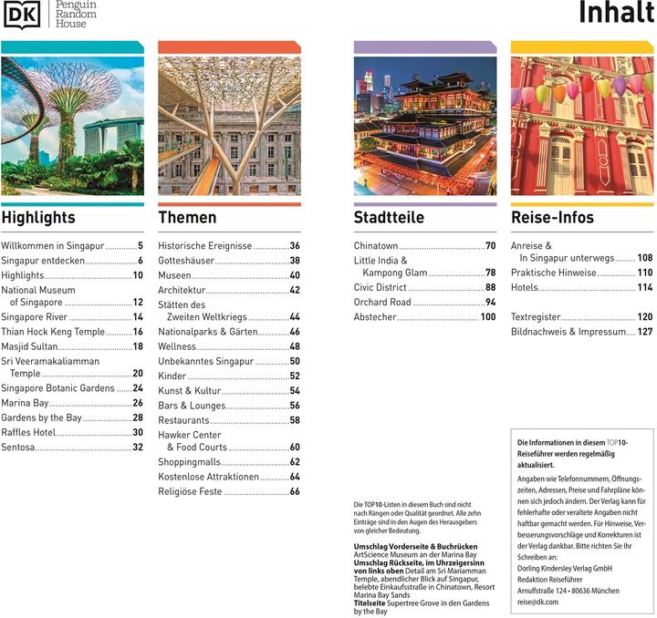 Immagine prodotto TOP10 Reiseführer Singapur (Tedesco, DK Verlag Viaggi, 2023)