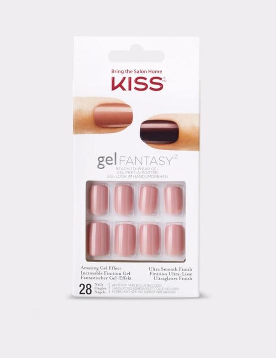 Produktbild KISS Gel Fantasy (Kunstnägel, Durchsichtig, Rose)