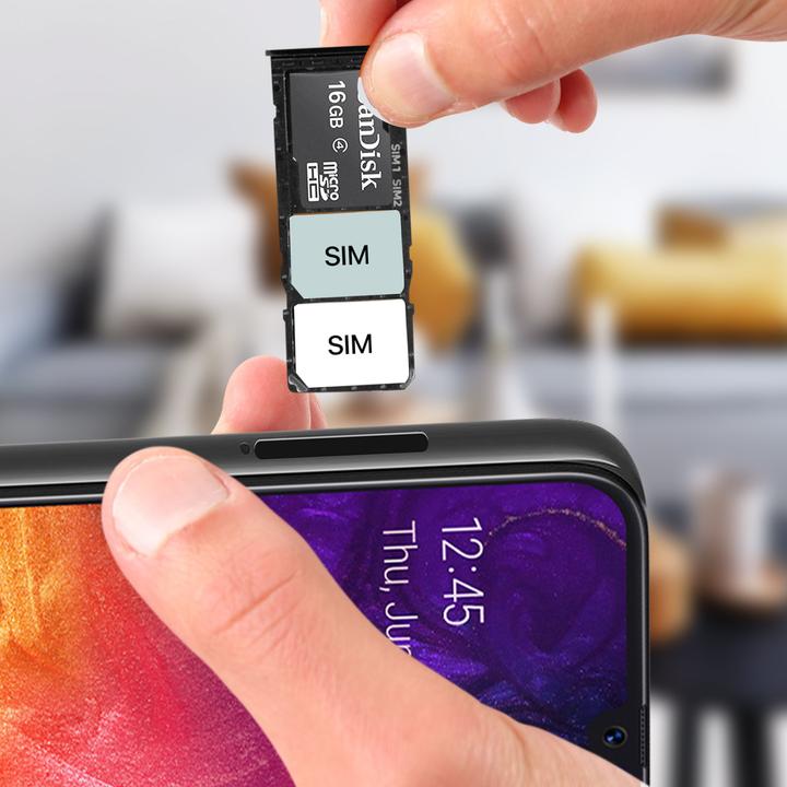 Produktbild Clappio Ersatz Sim-Halter Samsung Galaxy A50 (SIM-Halterung, Galaxy A50)