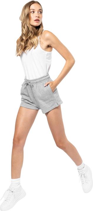 Produktbild Kariban Umweltfreundliche Shorts aus ungerautem Molton, Damen (S)