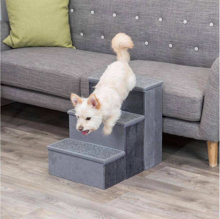 Actual product image Trixie Stairs with storage space (50 cm, Grey)