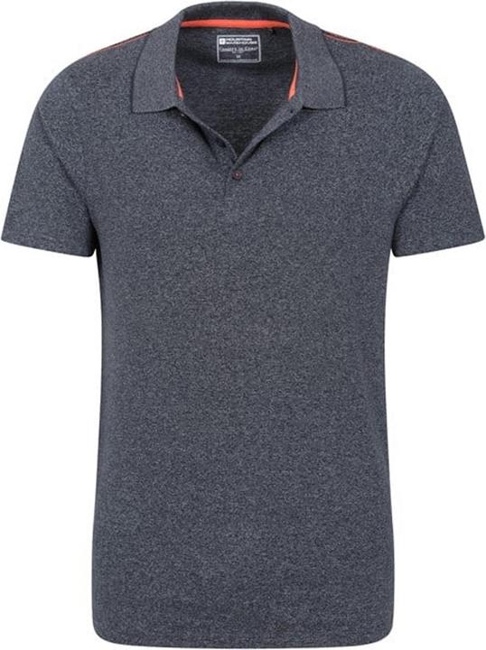 Actual product image Mountain Warehouse Mens Cordyline Textured Polo Shirt (XL)