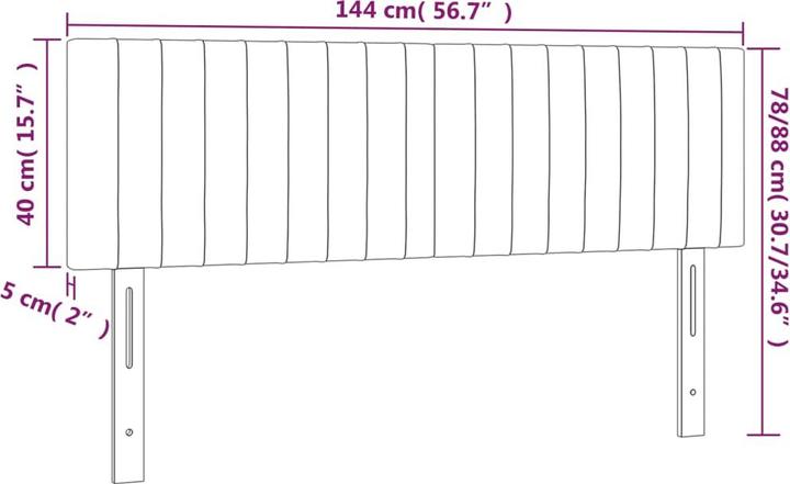 Actual product image VidaXL Aldridge (144 x 5 x 88 cm)