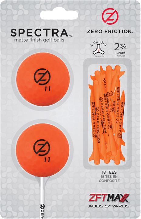 Produktbild Zero Friction 2 Ball + Tee Blister Pack
